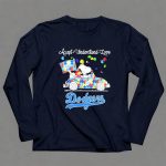 Snoopy Drive Car Los Angeles Dodgers Autism Accept Understand Love 4 Long Sleeves1