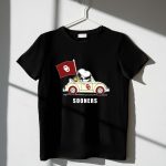 Snoopy Driving Oklahoma Sooners OU Flag Retro Car 1 T Shirt.jpg