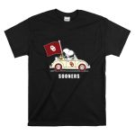 Snoopy Driving Oklahoma Sooners OU Flag Retro Car T Shirt 6.jpg