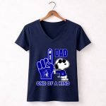 Snoopy Duke Blue Devils 1 Dad One Of A Kind 5 Womens V Neck.jpg
