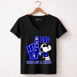 Snoopy Duke Blue Devils 1 Dad One Of A Kind 7 Womens V Neck.jpg
