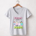Snoopy Easter Is Better With My Peeps 5 Womens V Neck1