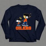 Snoopy Edmonton Oilers Hockey Fans With Woodstock In Skates 6 Long Sleeves.jpg