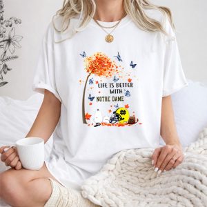 Snoopy Fall Life Is Better With Notre Dame Fighting Ailen 1 T Shirt.jpg