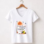 Snoopy Fall Life Is Better With Notre Dame Fighting Ailen 5 Womens V Neck.jpg
