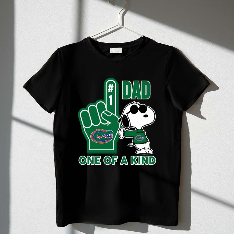 Snoopy Florida Gators 1 Dad One Of A Kind 1 T Shirt.jpg
