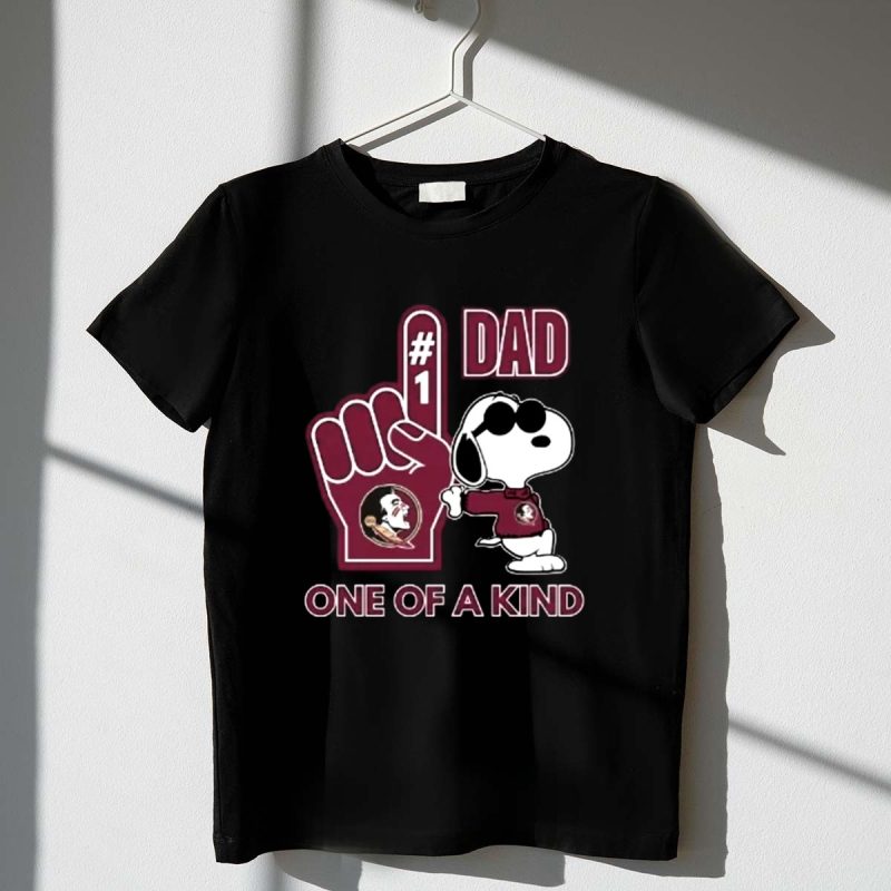 Snoopy Florida State Seminoles 1 Dad One Of A Kind 1 T Shirt