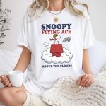 Snoopy Flying Ace Above The Clouds 1 T Shirt.jpg