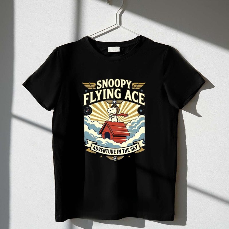 Snoopy Flying Ace Adventure In The Sky 1 T Shirt.jpg