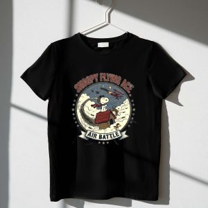 Snoopy Flying Ace Air Battle 1 T Shirt.jpg