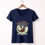 Snoopy Flying Ace Air Battle 5 Womens V Neck.jpg