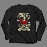 Snoopy Flying Ace Flying High Since 1965 WWI Ace Squadron 4 Long Sleeves.jpg