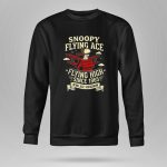 Snoopy Flying Ace Flying High Since 1965 WWI Ace Squadron 9 Sweatshirt.jpg