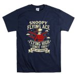 Snoopy Flying Ace Flying High Since 1965 WWI Ace Squadron T Shirt 7.jpg