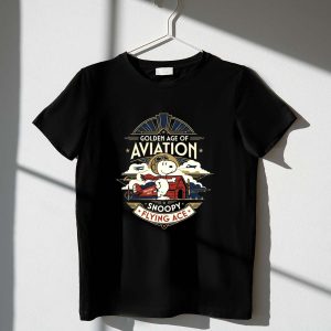 Snoopy Flying Ace Golden Age Of Aviation 1 T Shirt.jpg