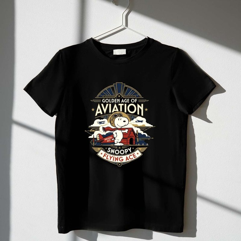 Snoopy Flying Ace Golden Age Of Aviation 1 T Shirt.jpg