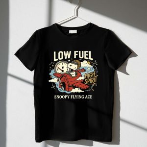 Snoopy Flying Ace Low Fuel High Spirit 1 T Shirt.jpg