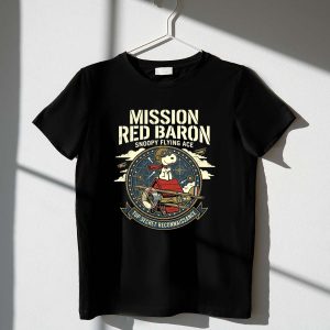 Snoopy Flying Ace Mission Red Baron 1 T Shirt.jpg