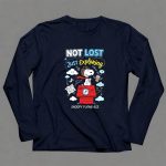 Snoopy Flying Ace Not Lost Just Exploring 6 Long Sleeves.jpg