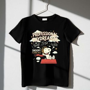 Snoopy Flying Ace Professional Daydreamer 1 T Shirt.jpg