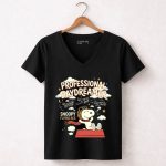 Snoopy Flying Ace Professional Daydreamer 7 Womens V Neck.jpg