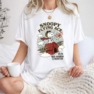 Snoopy Flying Ace Red Baron Hunter 1 T Shirt.jpg