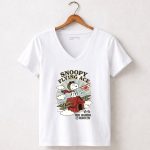 Snoopy Flying Ace Red Baron Hunter 5 Womens V Neck.jpg