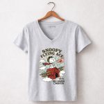 Snoopy Flying Ace Red Baron Hunter 7 Womens V Neck.jpg