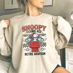 Snoopy Flying Ace Retro Aviation 3 Sweatshirt.jpg