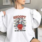Snoopy Flying Ace Retro Aviation 9 Sweatshirt.jpg