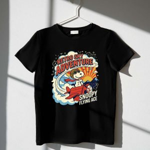 Snoopy Flying Ace Retro Sky Adventure 1 T Shirt.jpg