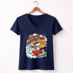 Snoopy Flying Ace Retro Sky Adventure 5 Womens V Neck.jpg