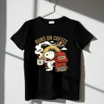 Snoopy Flying Ace Runs On Coffee 1 T Shirt.jpg