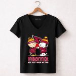 Snoopy Forever Not Just When We Win Arizona Cardinals 7 Womens V Neck