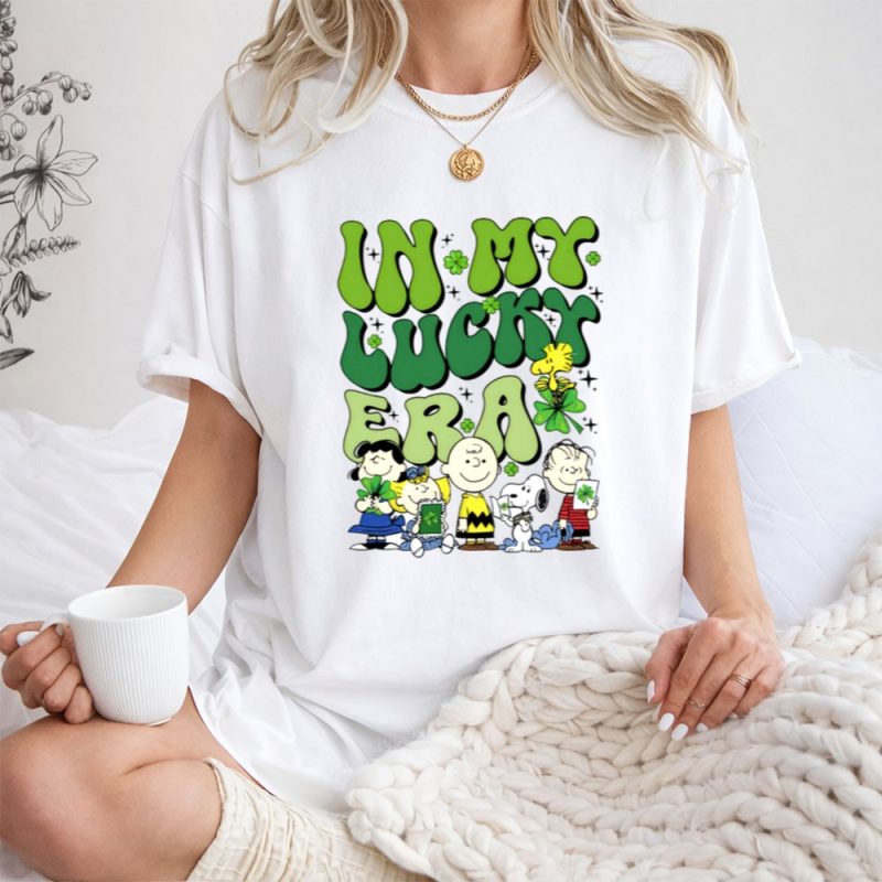 Snoopy Friends In My Lucky Era St Patricks Day 1 T Shirt