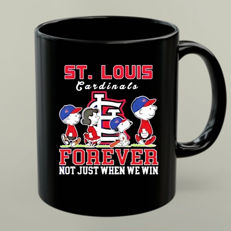 Snoopy Friends St Louis Cardinals Baseball Forever Not Just When We Win 1 Mug.jpg