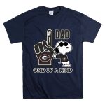 Snoopy Georgia Bulldogs 1 Dad One Of A Kind T Shirt 7.jpg