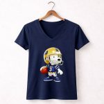 Snoopy GiBran Payne 3 Notre Dame Fighting Irish 5 Womens V Neck.jpg
