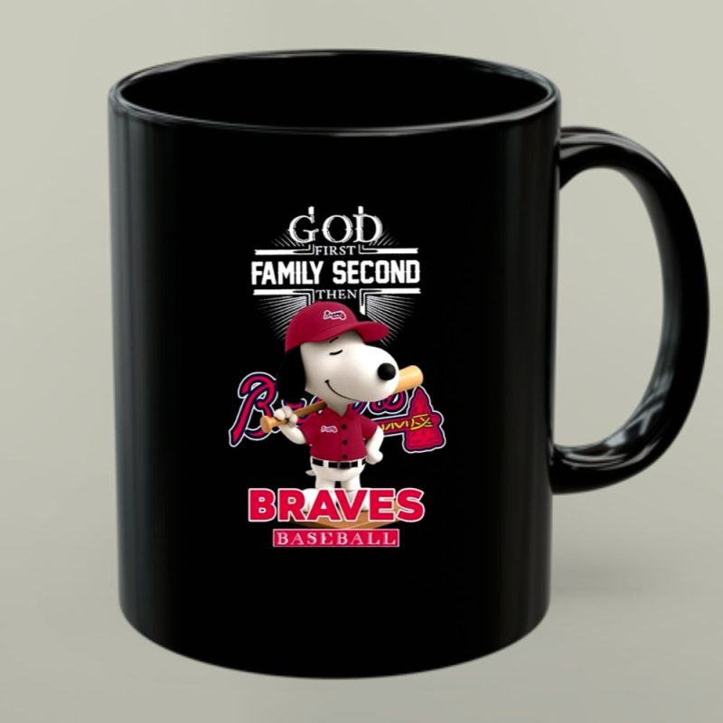 Snoopy God First Family Second Then Atlanta Braves 1 Mug.jpg