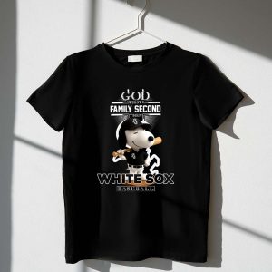 Snoopy God first family second then Chicago White Sox 1 T Shirt.jpg
