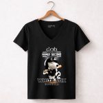 Snoopy God first family second then Chicago White Sox 7 Womens V Neck.jpg
