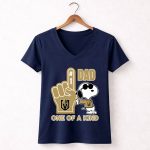 Snoopy Golden Knights 1 Dad One Of A Kind 5 Womens V Neck.jpg