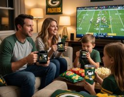Snoopy Green Bay Packers Mug Banner