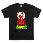 Snoopy Halloween Arizona Diamondbacks Pumpkin Scene T Shirt 6.jpg