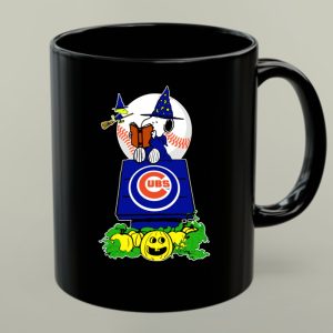 Snoopy Halloween Chicago Cubs With Baseball And Pumpkins 1 mug.jpg