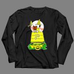 Snoopy Halloween Pittsburgh Pirates Peanuts Charlie Brown Pumpkin Moon Baseball 4 Long Sleeves.jpg