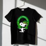 Snoopy Happy St Patricks Day with Shamrocks and Green Hat 1 T Shirt