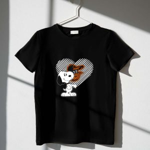 Snoopy Heart Baltimore Orioles MLB Fan 1 T Shirt
