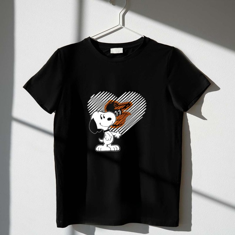 Snoopy Heart Baltimore Orioles Mlb Fan 1 T Shirt