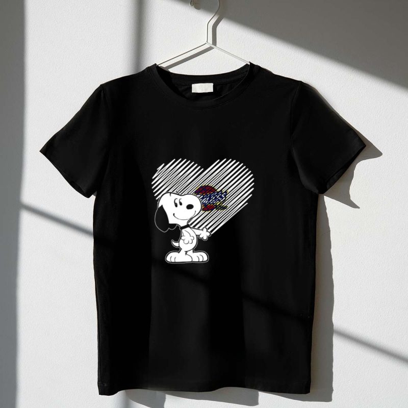 Snoopy Heart Cleveland Cavaliers Fan Love 1 T Shirt